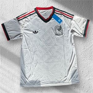 Adidas Mexico White and Red Men's Jersey